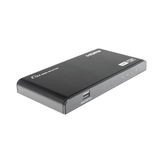 TT314HDR-V2.0|Divisor (Splitter) HDMI 4K de 1 Entrada a 4 Salidas (Simultaneas) / Soporta 4K?ù2K  / Soporta 4 equipos con conexi??n en Cascada / Ajuste de resoluciones EDID / HDR / HDMI 2.0 /  HDCP 2.2  / Permite mezclar pantallas en 4K y 1080P