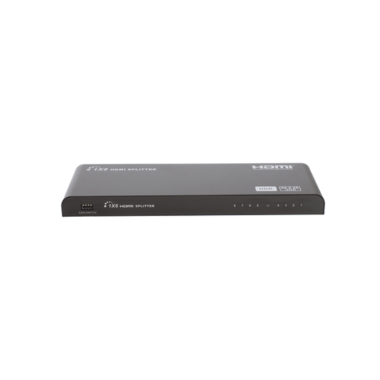 TT318HDR-V2.0|Divisor (Splitter) HDMI 4K de 1 Entrada a 8 Salidas (Simultaneas) / Soporta 4K?ù2K / Soporta 4 equipos con conexi??n en Cascada / Ajuste de resoluciones EDID / HDR / HDMI 2.0 /  HDCP 2.2  / Permite mezclar pantallas en 4K y 1080P