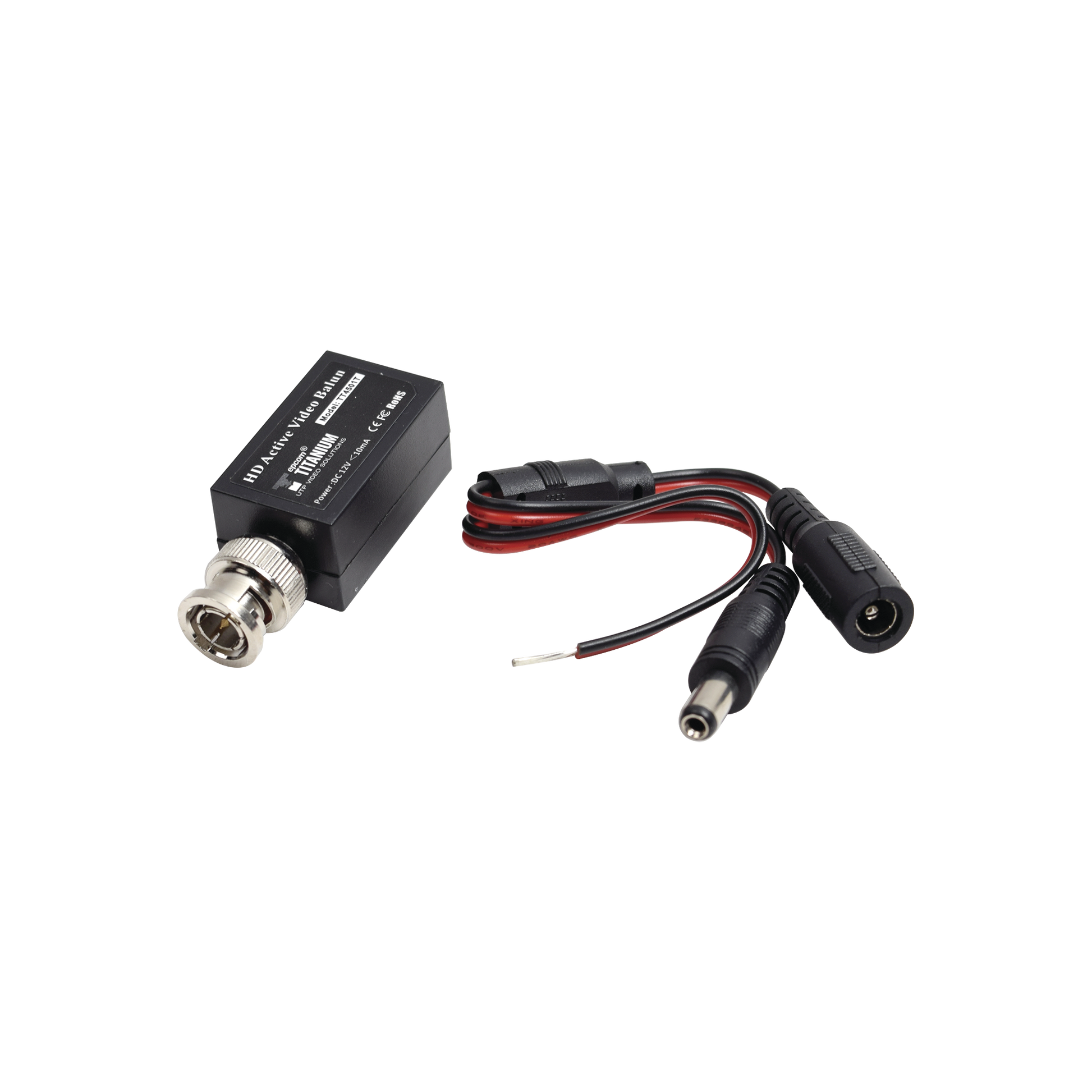 TT4501T|(TRANSCEPTOR) TRANSMISOR DE VIDEO ACTIVO DE LARGO ALCANCE /  400 Metros con RECEPTOR ACTIVO TT4501R / Resolución 2 MP / Compatible con cámaras HD-TVI/CVI/AHD/CVBS / Protección Interconstruida contra sobretensión.