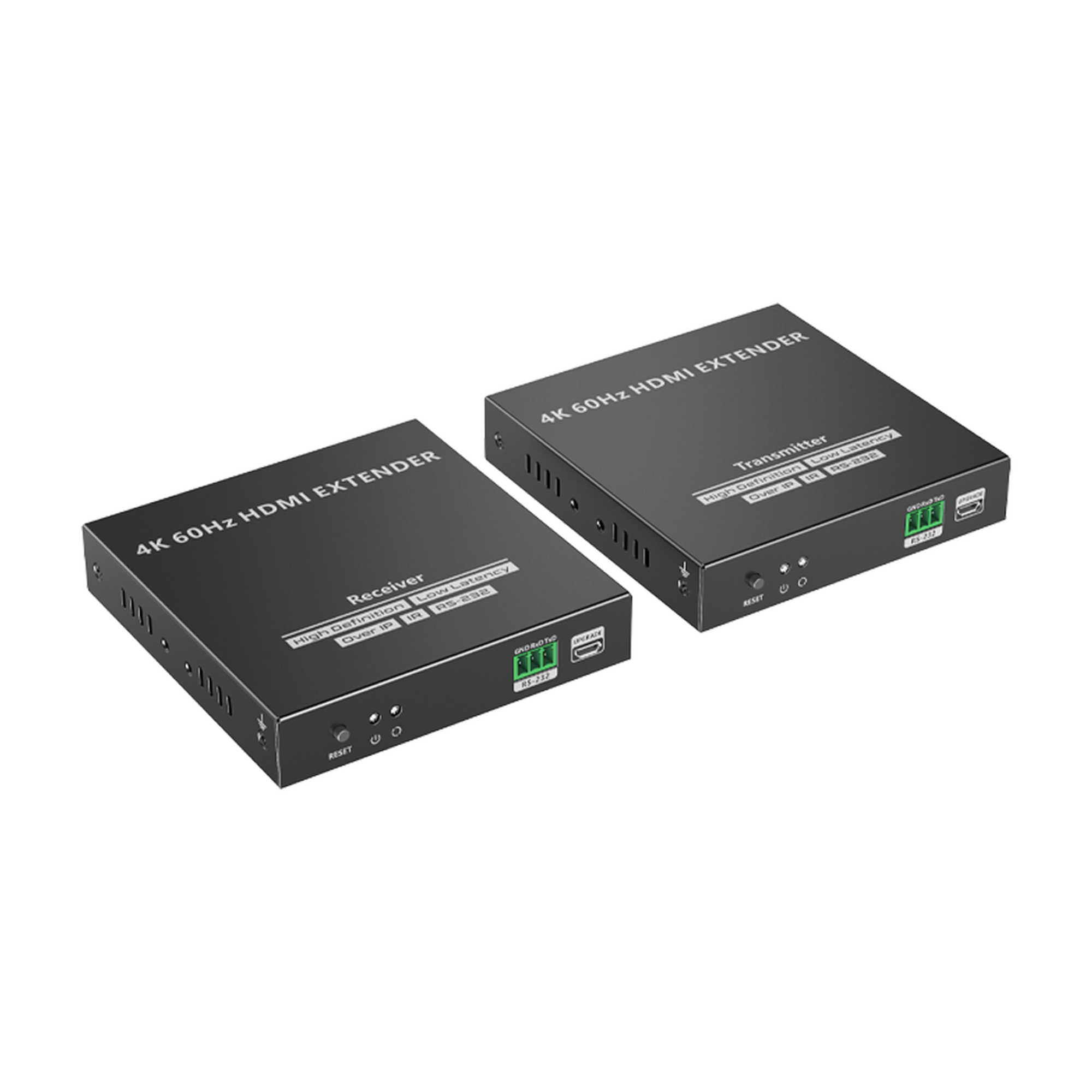 TT-582|Kit Extensor HDMI para distancias de 120 metros | Soporta resoluci??n 4K @60Hz | Cat 6, 6a y 7 | Salida Loop en el Tx para visualizaci??n local | Soporta control remoto del equi