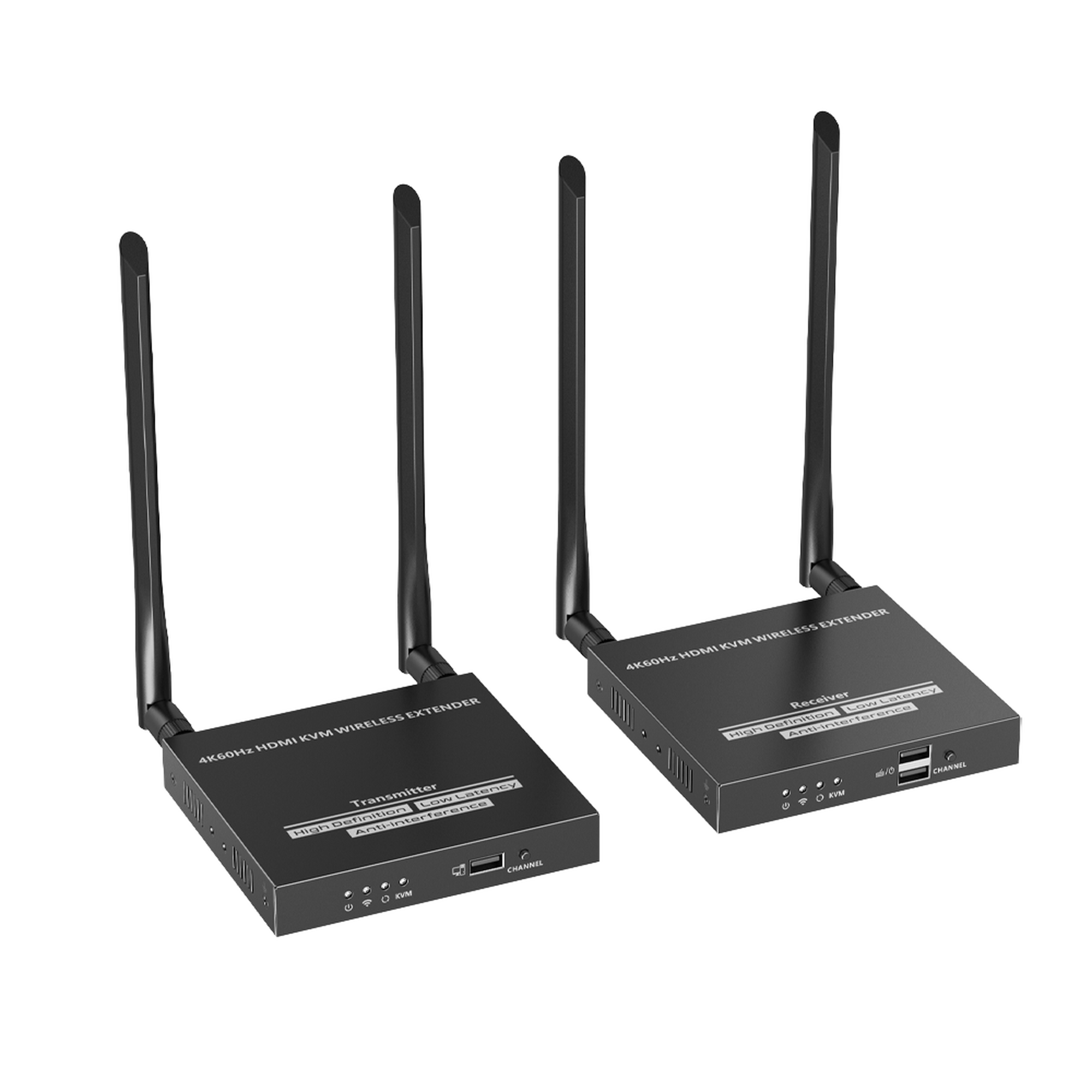 TT699KVM|Kit Extensor Inalámbrico | 4K@60Hz | Transmisión hasta 50m | Transferencia IR | Emparejamiento SSID