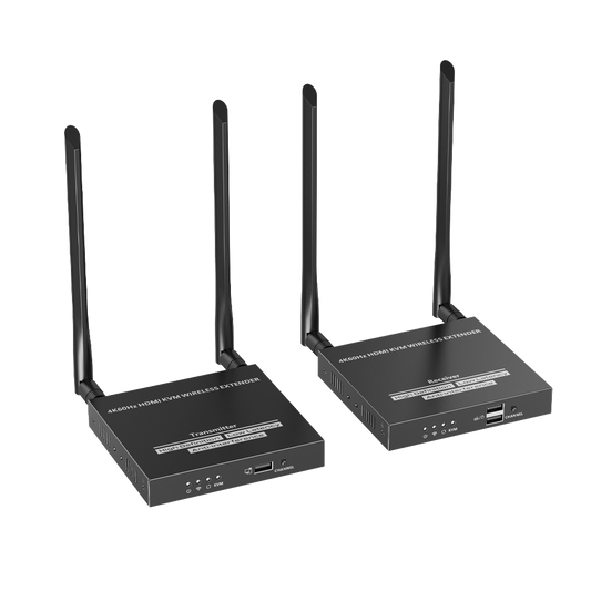 TT699KVM|Kit Extensor Inalámbrico | 4K@60Hz | Transmisión hasta 50m | Transferencia IR | Emparejamiento SSID