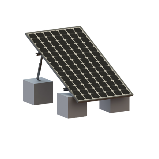 VEKTOR8R1M|Montaje para Panel Solar, Riel 8 de 1400mm para Módulos con Espesor de 35mm, Velocidad de Viento Máx. 136km/h (20° a 45°)