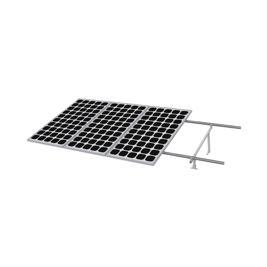 VEKTOR8RPRO|Montaje para Panel Solar, Riel 5 de 5400mm para Módulos con Espesor de 35mm, Velocidad de Viento Máx. 190km/h