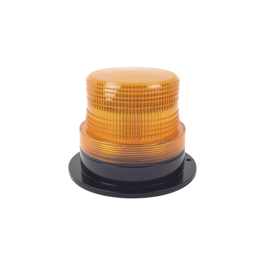 X126-A|Burbuja brillante  de Larga Vida ?Ütil con 8 LEDs, color ?ímbar, domo ?ímbar