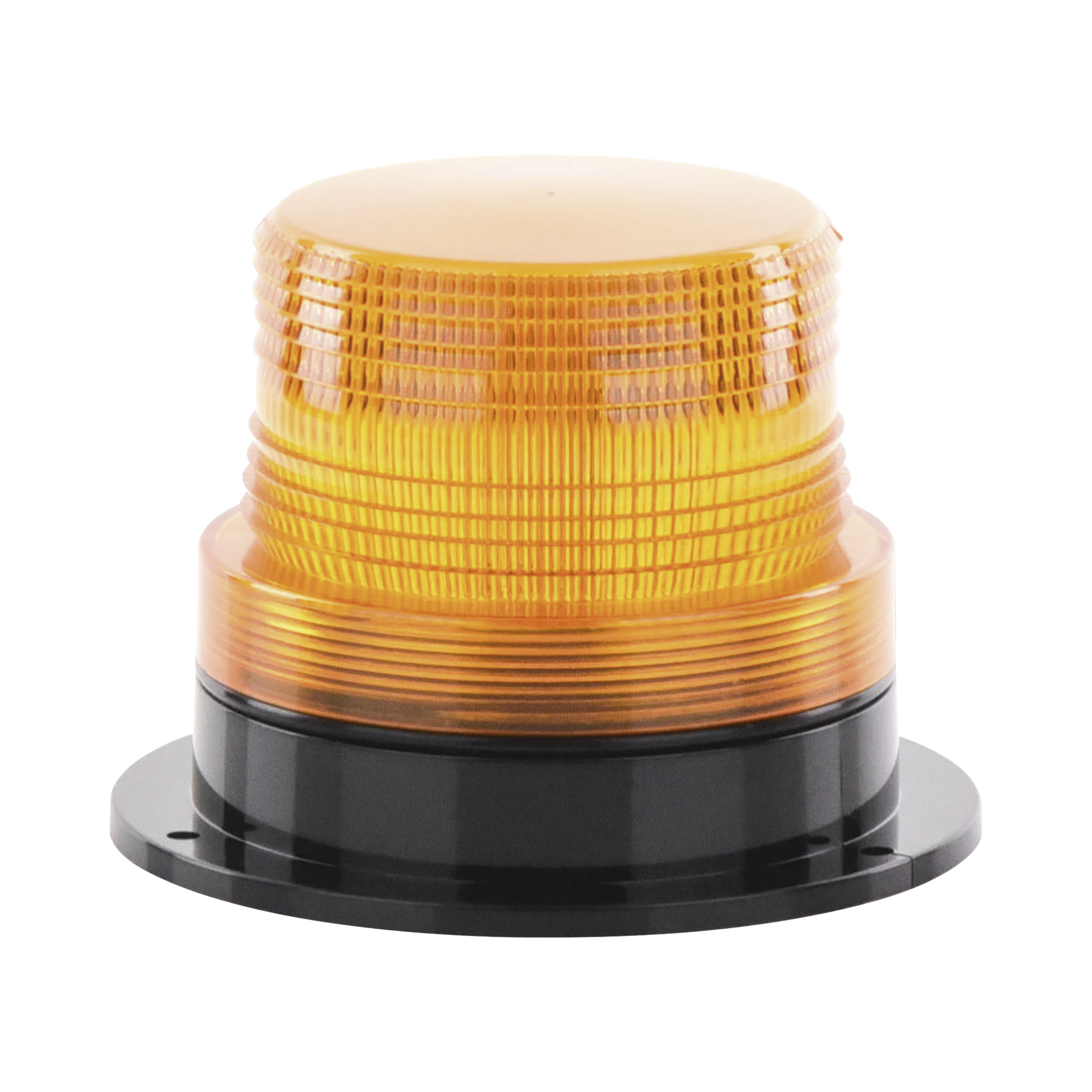 X127A|Burbuja Brillante de Larga Vida ?Ütil, con 8 LEDs Color Ambar, Domo Ambar, 110 Vca