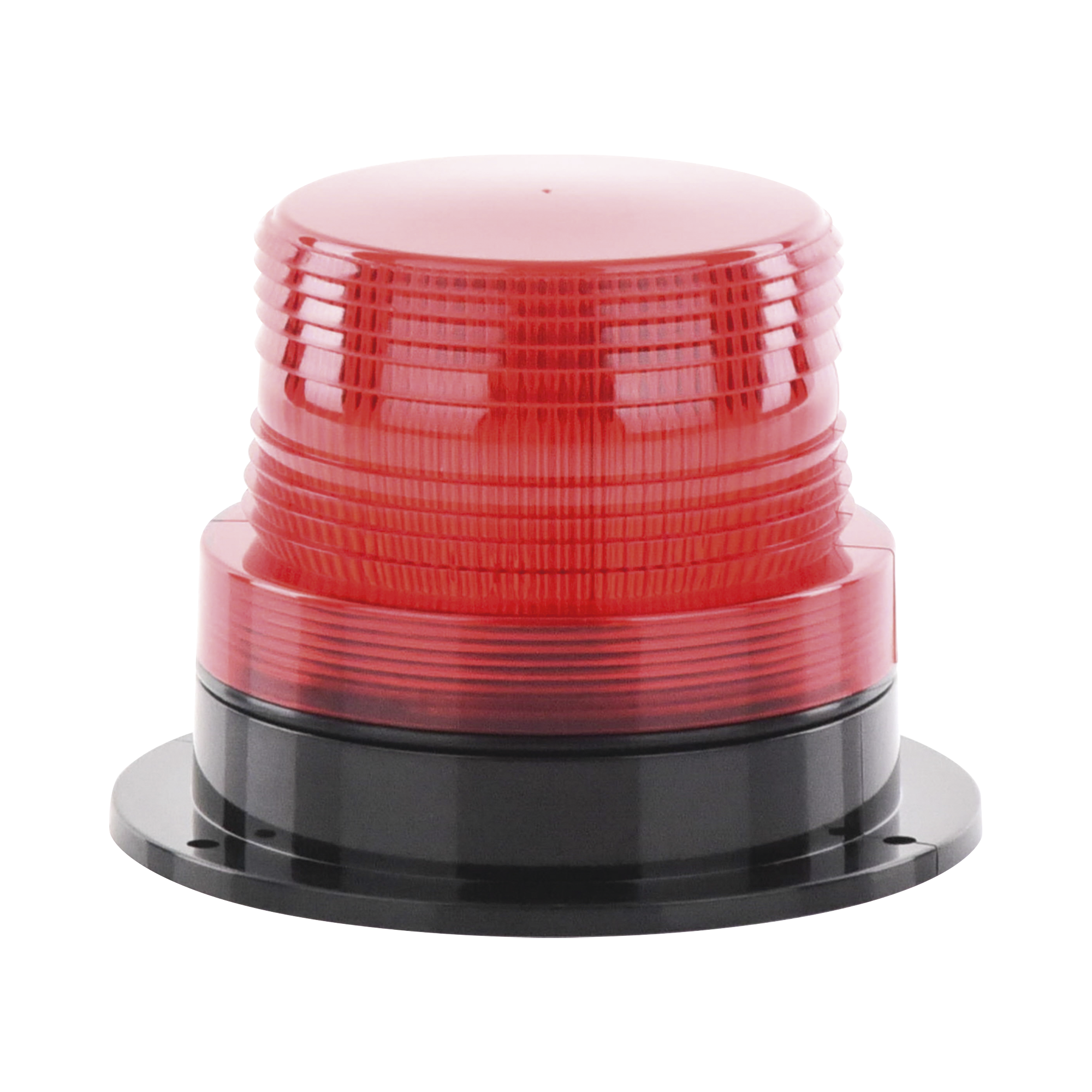 X127R|Burbuja Brillante de Larga Vida ?Ütil, con 8 LEDs Color Rojo, Domo Rojo, 110 Vca