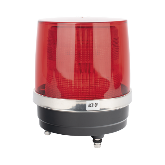 X135R|Burbuja Brillante de Larga Vida ?Ütil, Con 150 LEDs, Color Rojo, Domo Rojo