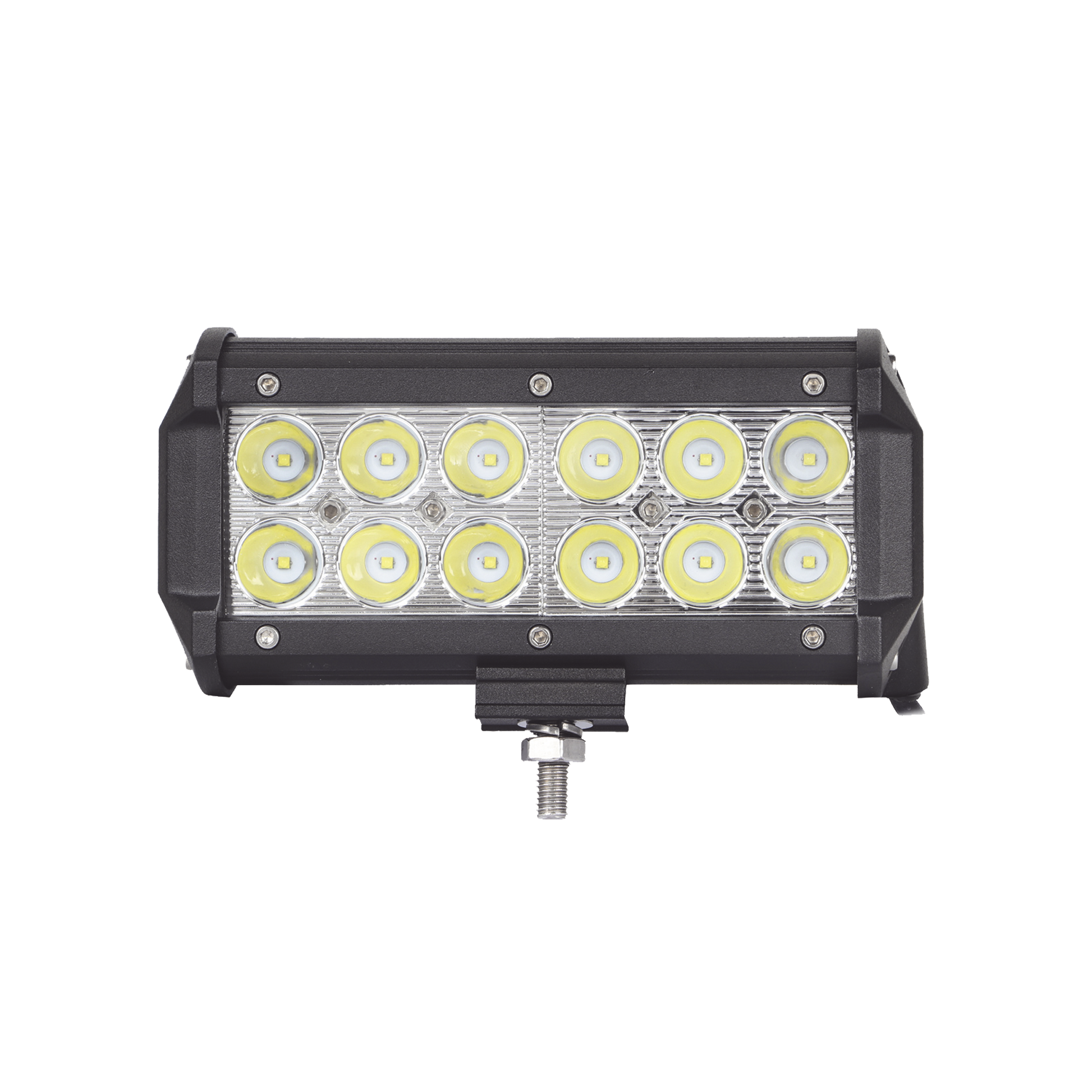 XD20F|Barra de Luz de 12 LED, 1500 L??menes, 18 watts, 10-30 Vcc, IP67, 6.5 pulgadas