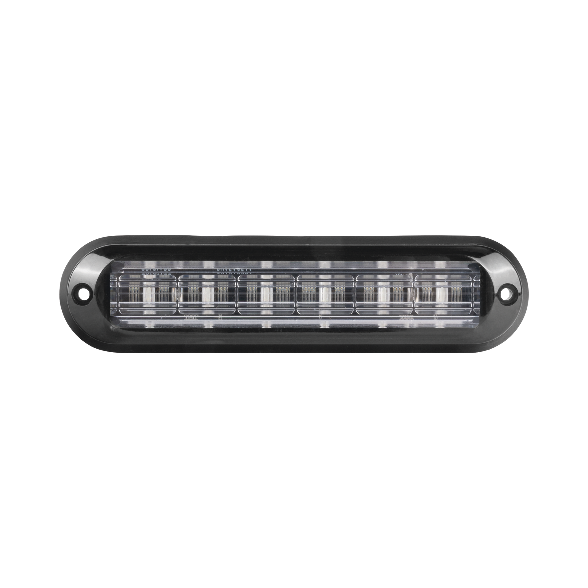 XLT1835B|Luz Auxiliar Ultra Brillante IP67 de 6 LEDs, Color Azul, con mica transparente y bisel negro