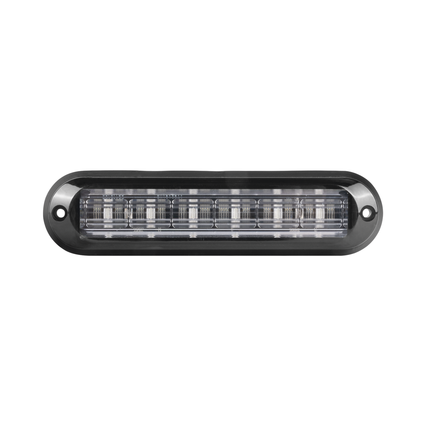 XLT1835R|Luz Auxiliar Ultra Brillante  IP67 de 6 LEDs, Color Rojo, con mica transparente y bisel negro