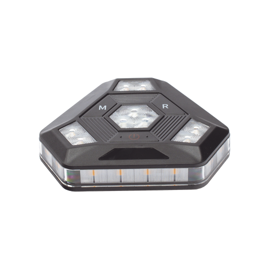 XLTE1985A|Luz Auxiliar ?ümbar Ultra Brillante Para Autom??viles, Motocicletas y Bicicletas Con Montaje Magn?®tico