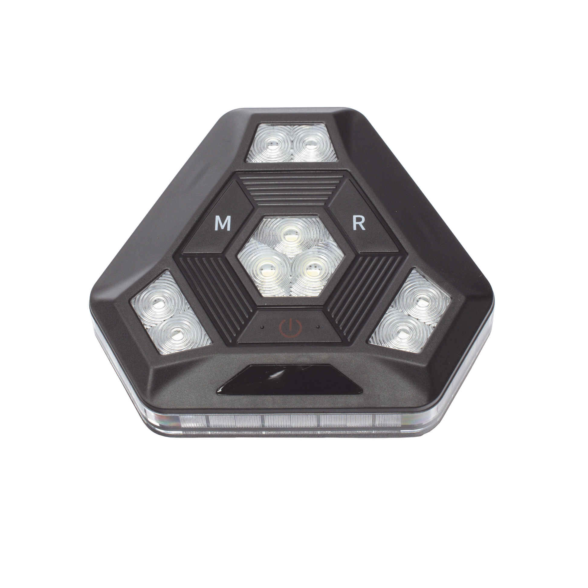 XLTE1985RB|Luz Auxiliar Rojo/Azul Ultra Brillante Para Autom??viles, Motocicletas y Bicicletas Con Montaje Magn?®tico