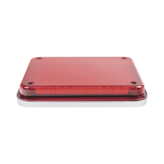 XLTE515R|Luz de Advertencia de 9X7", Color Rojo, Ideal para Ambulancias