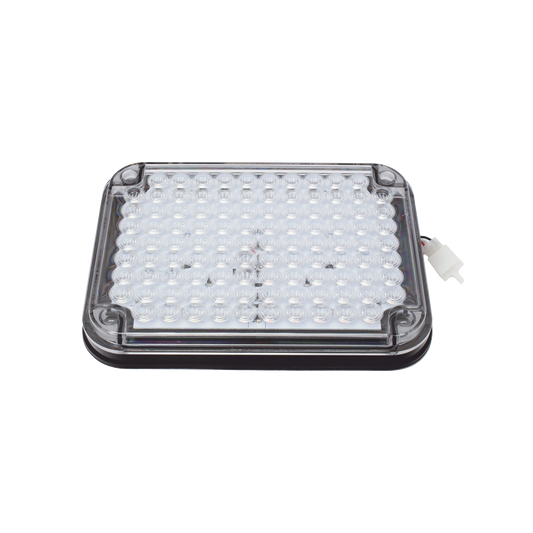 XLTE515RW|Luz de Advertencia de 9X7", Bicolor Rojo/Claro, Ideal para Ambulancias