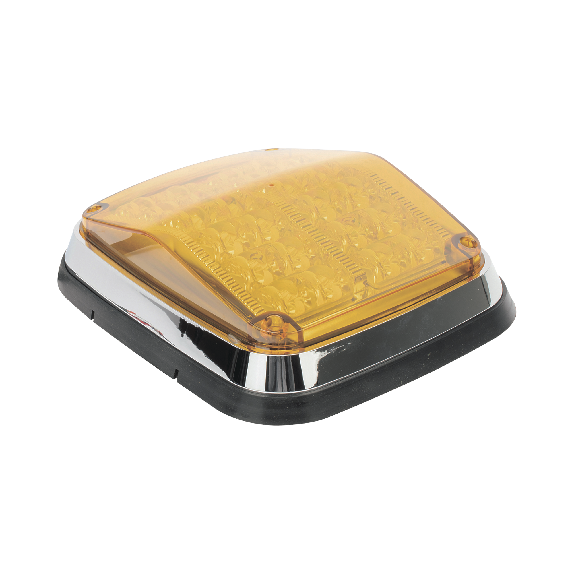 XT1895A|Luz de advertencia de 8 X 6", Color ?ümbar, SAE,  IP67, Ideal para Ambulancias