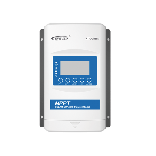 XTRA-2210-N|Controlador Solar MPPT 20A 12/24V, Máximo Voltaje de Circuito Abierto Voc 100Vcc, Configurable para Baterías de Litio