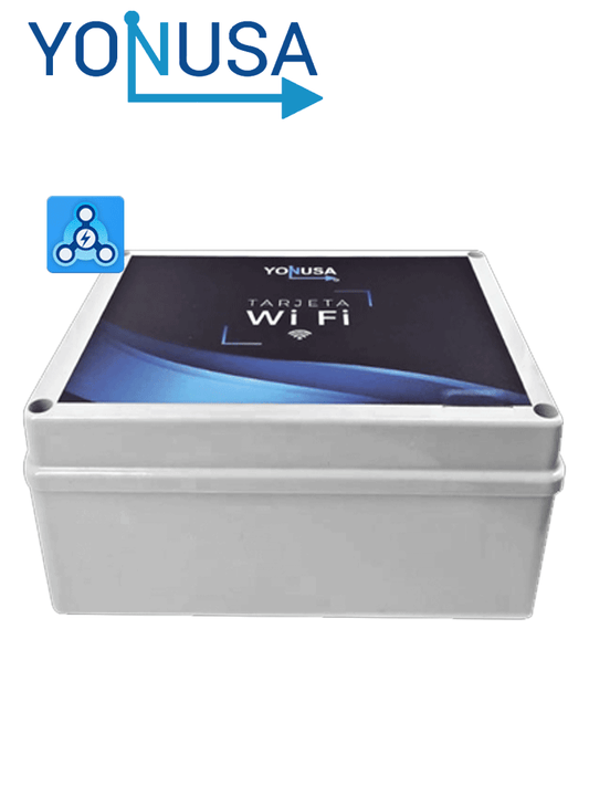 YONUSA MWFLITE - Modulo Wifi Lite compatible con todos los energizadores Yonusa, Uso con aplicaci??n gratuita Yonusa 2.0 compatible con sistemas iOS y Android para notificaciones de eventos/ Est?índar 802.11 b/g/n/ 1 salida auxiliar