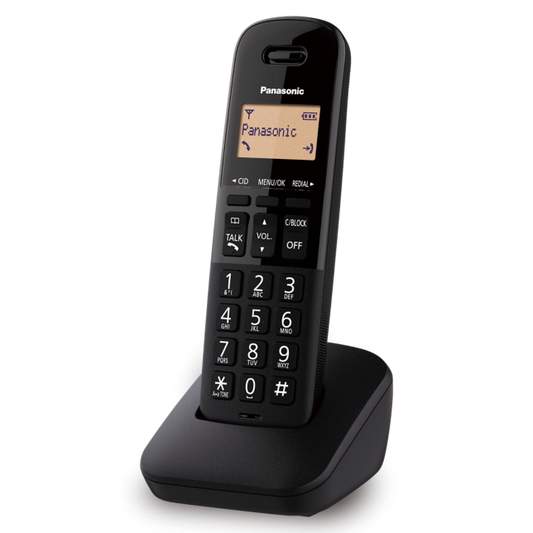 KX-TGB310MEB - Teléfono inalámbrico Con Identificador De Llamadas, Modo Eco, Directorio Telefónico, color negro