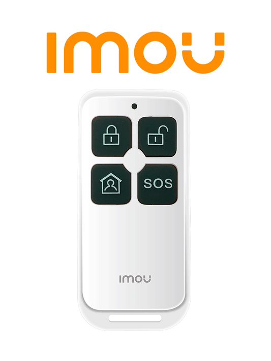IMOU REMOTE CONTROL (DHI-ARA23-SW) - Control Remoto Inalambrico/ Boton de Armado/ Boton de Desarmado/ Panico/ Hogar