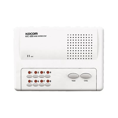 KIC-308|Sistema de intercomunicador manos libres para 8 extensiónes