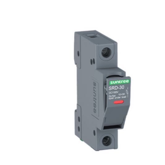 SRD-30|Porta Fusible CD 1000V 1 Polo Riel Din