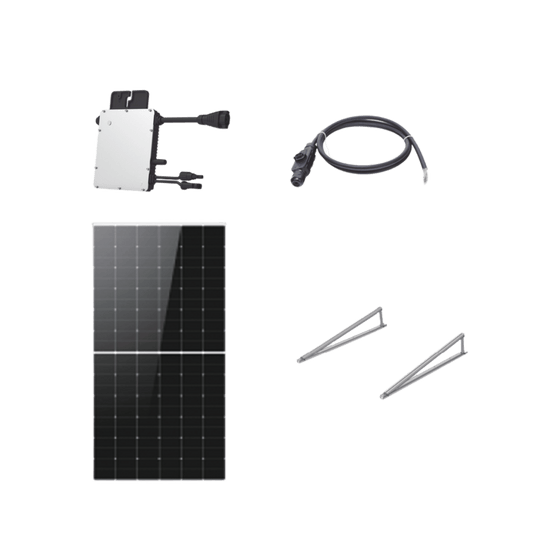 HMS500KIT1|Kit Solar Interconexion  / 500 W  220Vca / Microinversores HOYMILES / Montaje Incluido