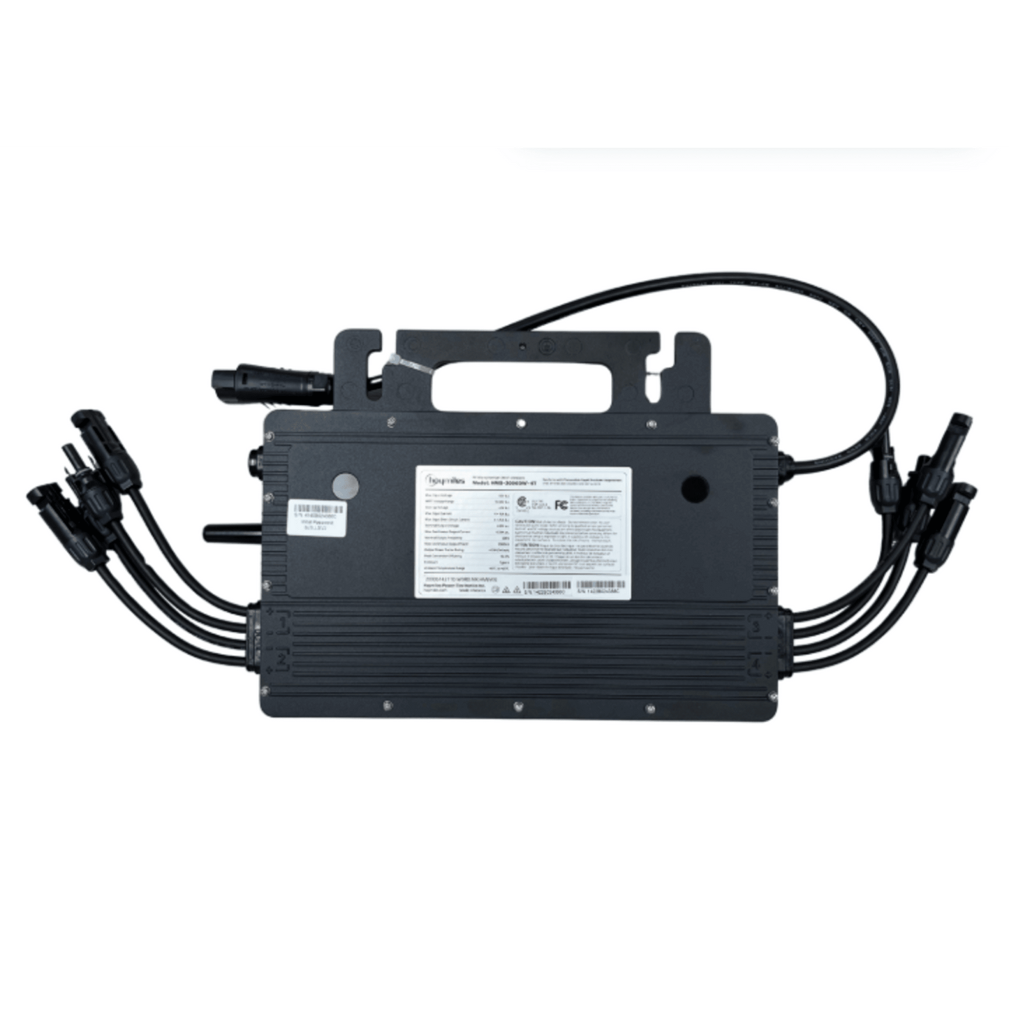 HMS2000DW4T|Microinversor 2 Kw, WIFI,  220 Vca, para Interconexión a Red Eléctrica, IP67, Conexión para Cable Troncal, soporta oversizing a 4 Módulos de Hasta 670 W