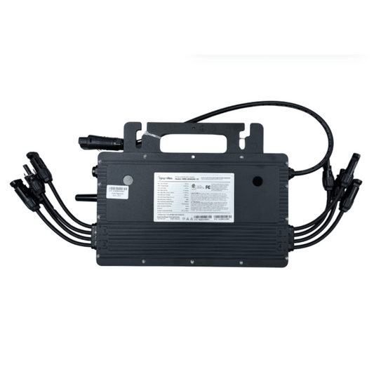 HMS2000DW4T|Microinversor 2 Kw, WIFI,  220 Vca, para Interconexión a Red Eléctrica, IP67, Conexión para Cable Troncal, soporta oversizing a 4 Módulos de Hasta 670 W