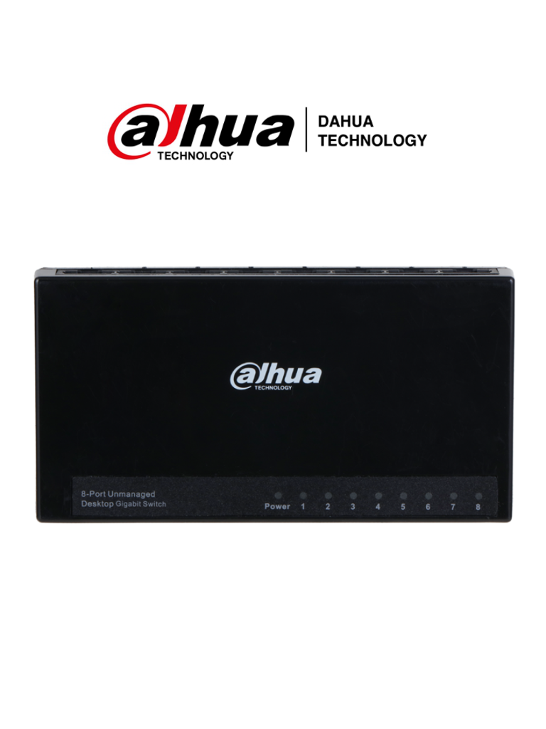 Switch 8 Puertos Dahua Desktop Switch Gigabit Dh-pfs3008-8gt